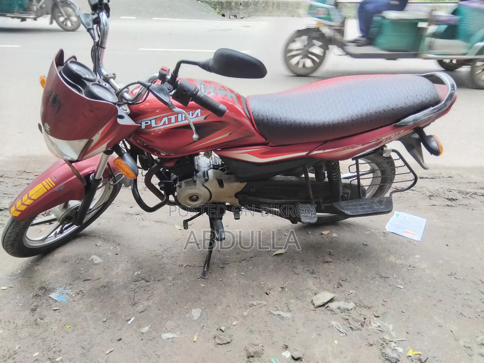 Bajaj Platina 100 2017 Red