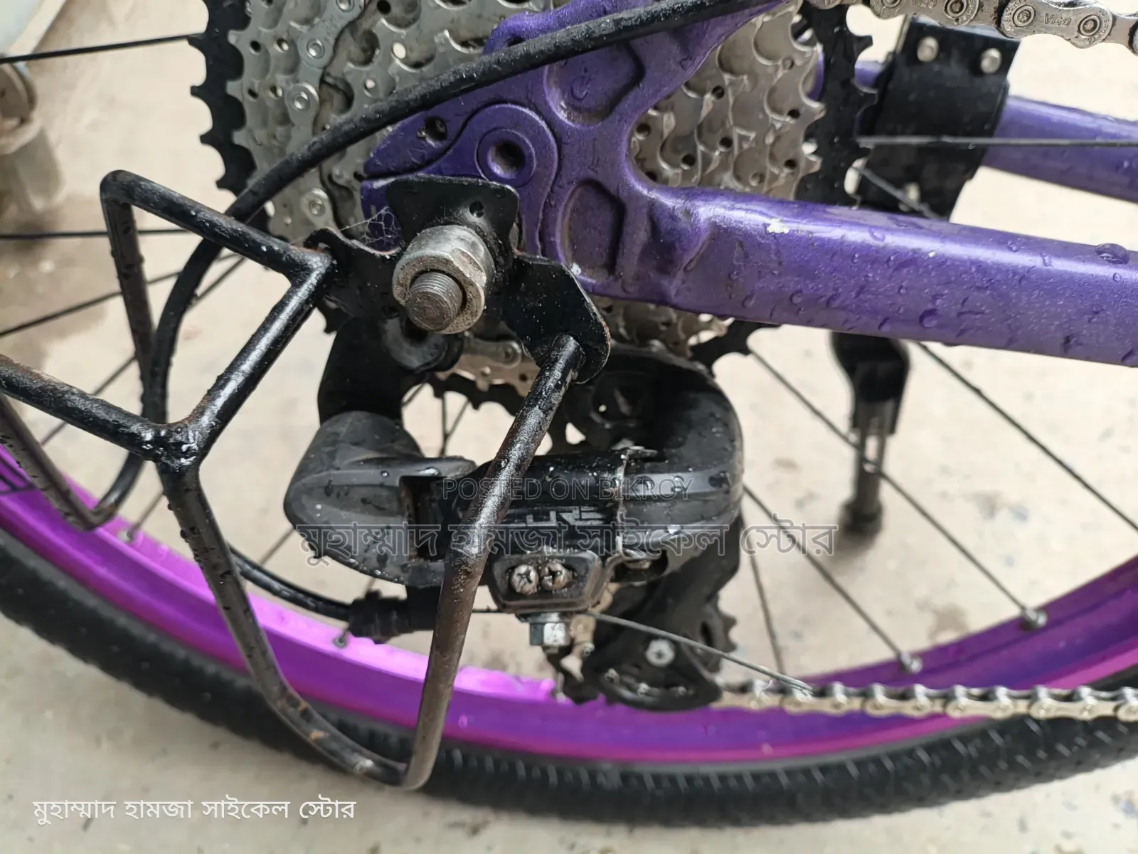 Sound hub. Oil Brake. 9 Speed, Expensive Crank, Borarse Rim
