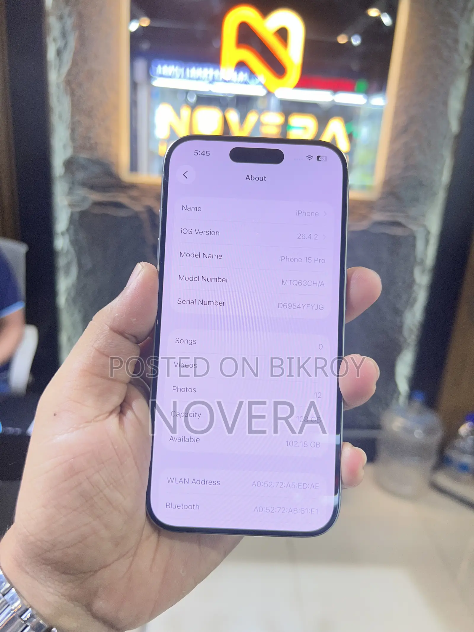 Apple iPhone 15 Pro 128 GB Silver