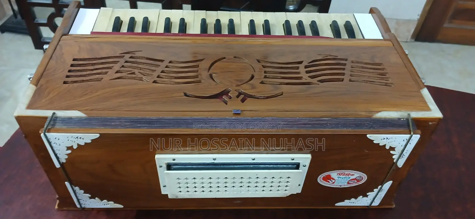 Wooden Harmonium for Sale – Good Condition | Smooth Sound