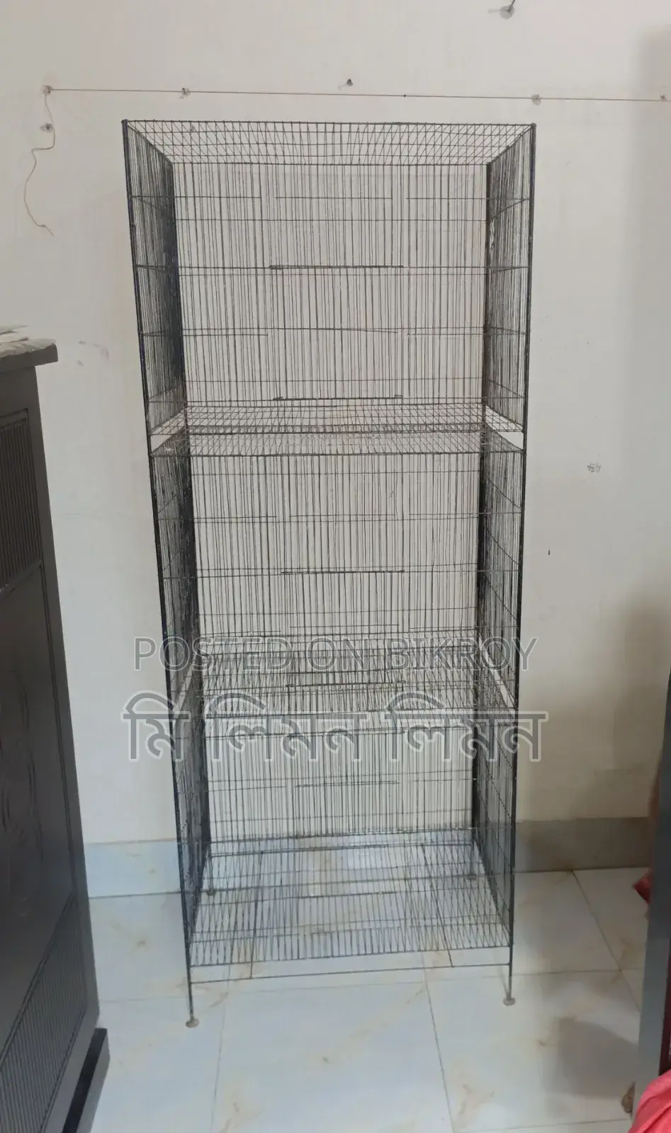 মজবুত ৩ তলা পাখির খাঁচা বিক্রি হবে