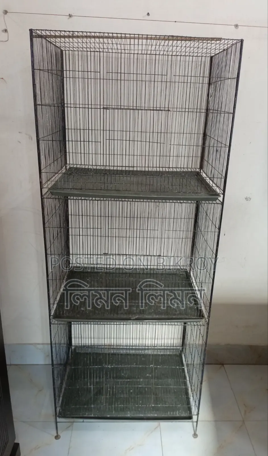 মজবুত ৩ তলা পাখির খাঁচা বিক্রি হবে