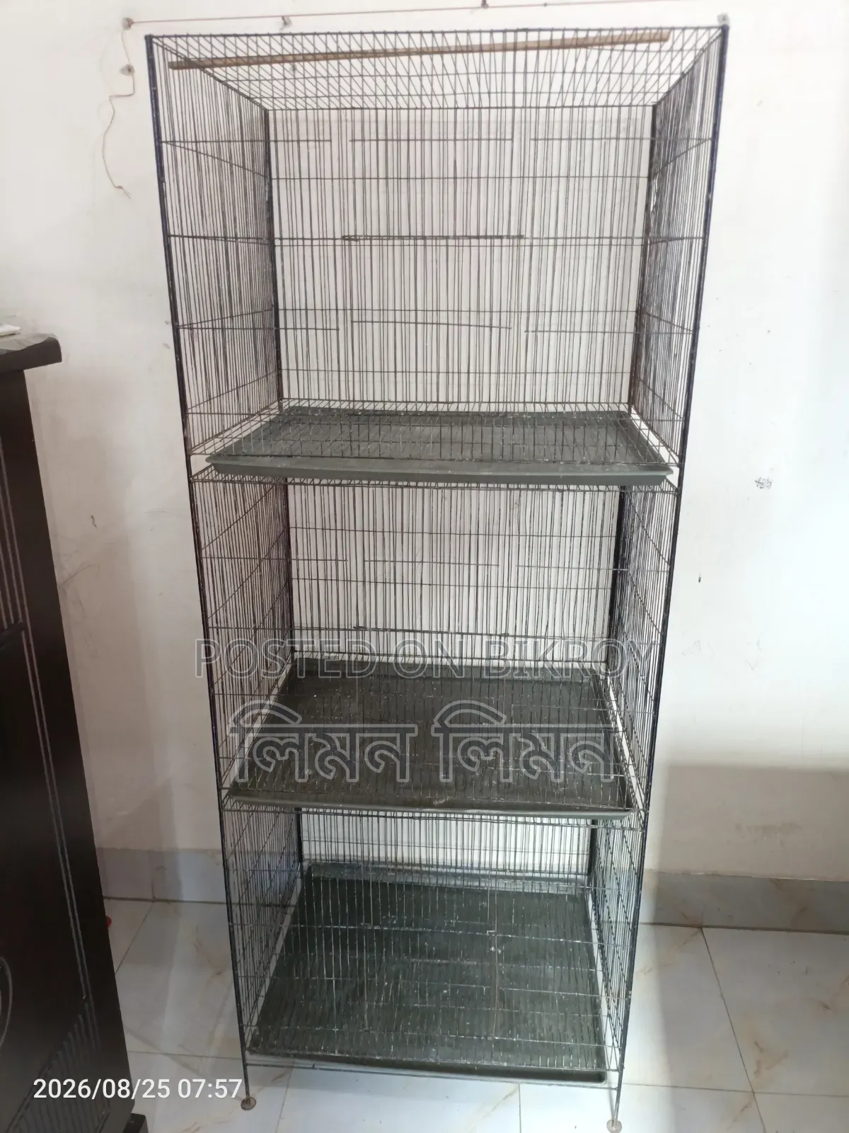 মজবুত ৩ তলা পাখির খাঁচা বিক্রি হবে