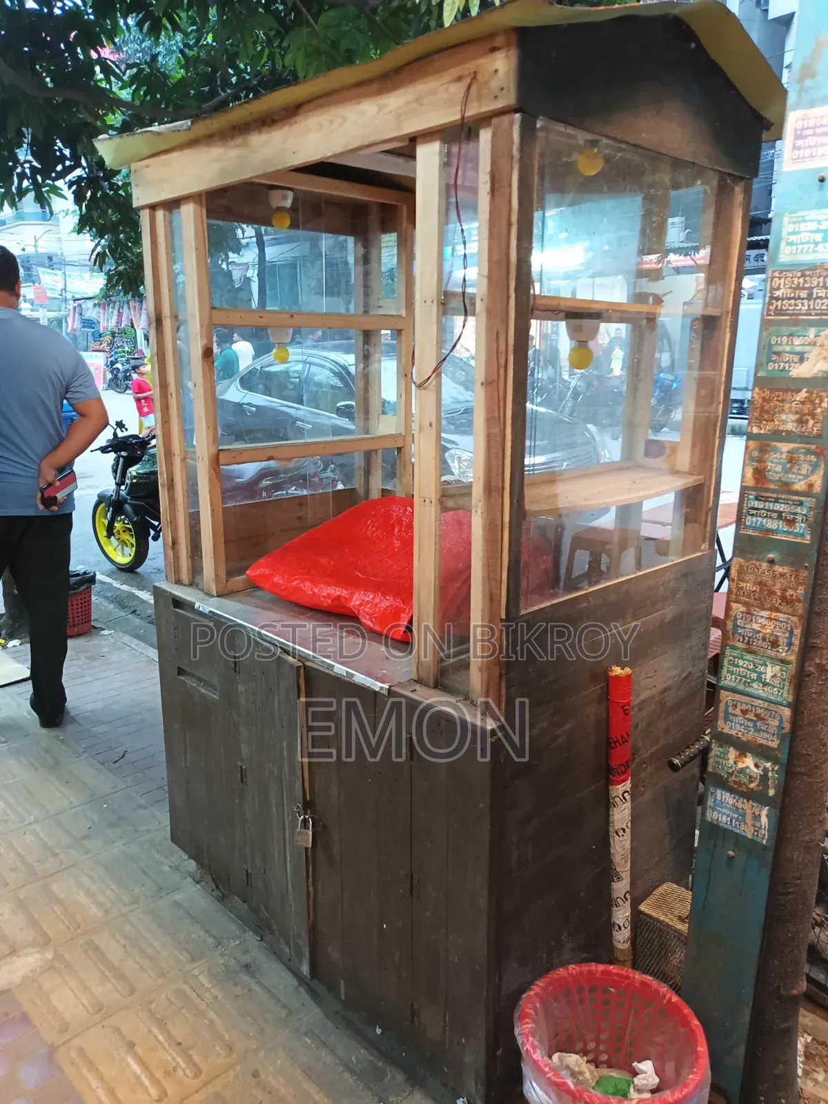 Wood Food Cart