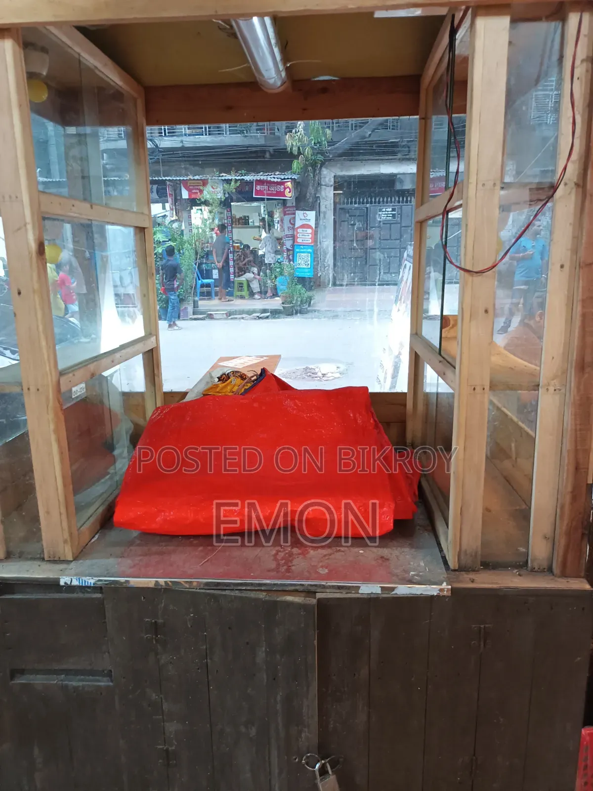 Wood Food Cart