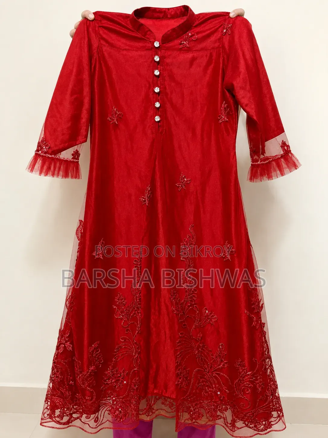 Gorgeous Red Party Dress – Size 40