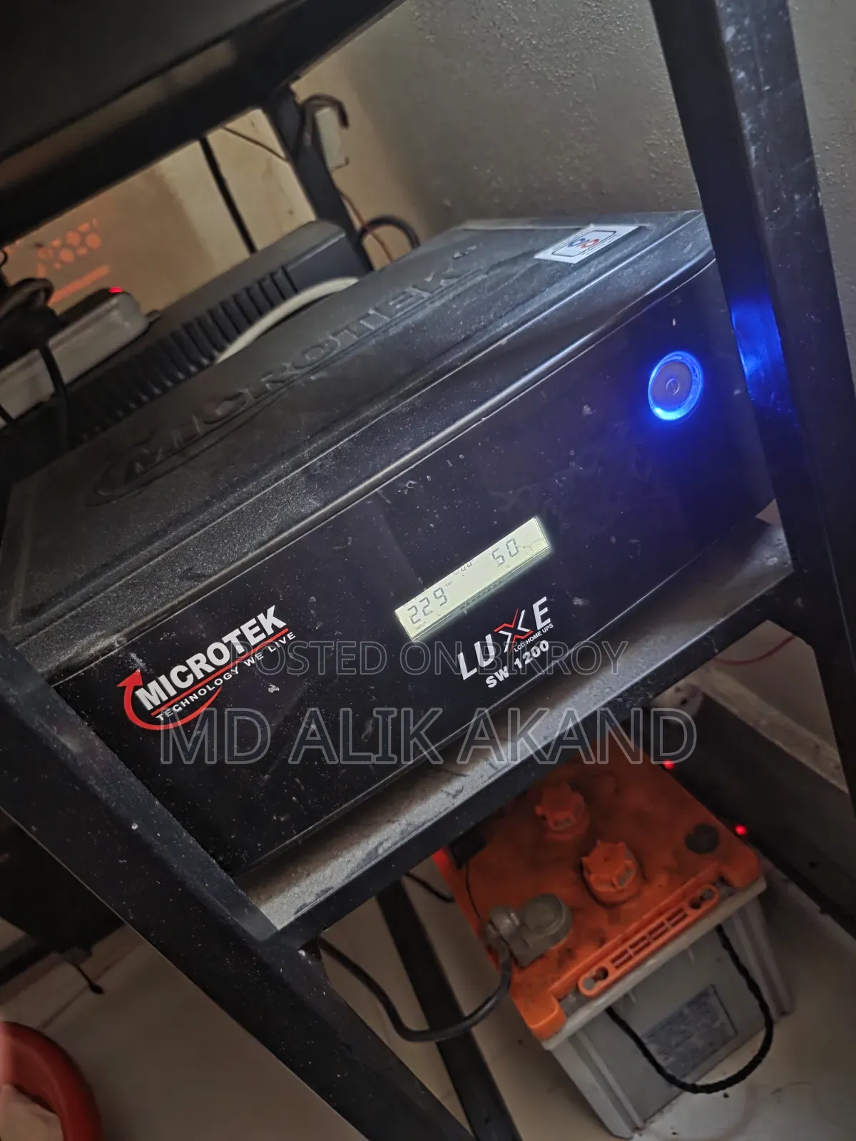 Microtek 1200 VA IPS and Hamko 100Ah Lead Acid Battery