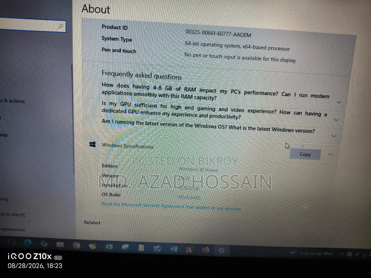 Laptop HP 250 G1 4GB Intel Core i5 HDD+SSD 1T