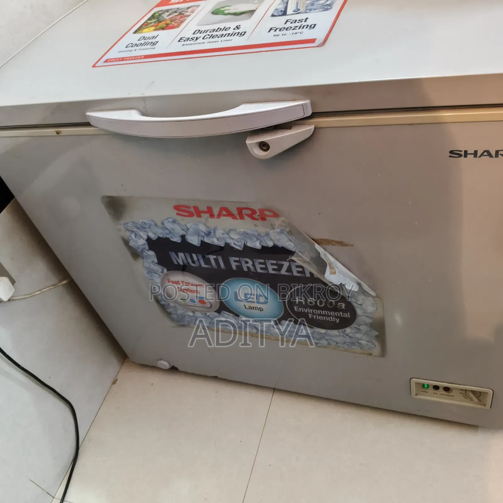 Deep Fridge for Huge Area. SHARP