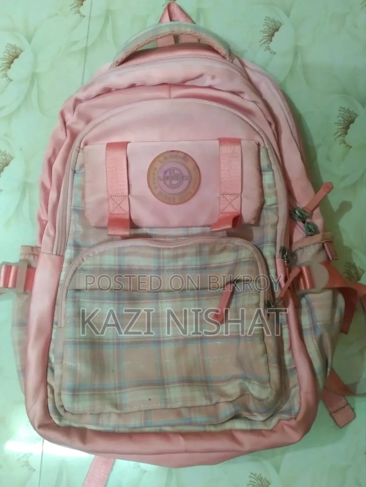 Legend Brand Backpack – ভালো কন্ডিশন, অল্প ব্যবহার