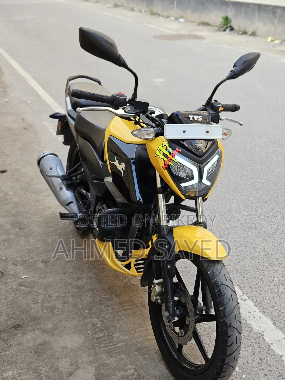 TVS Raider 125 2024 Yellow
