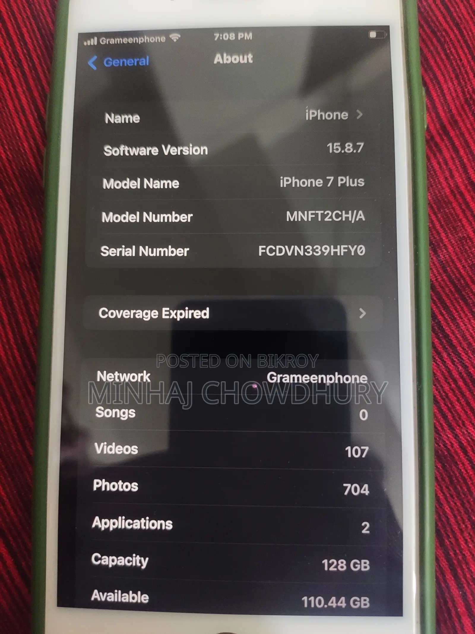 Apple iPhone 7 Plus 128 GB Gold