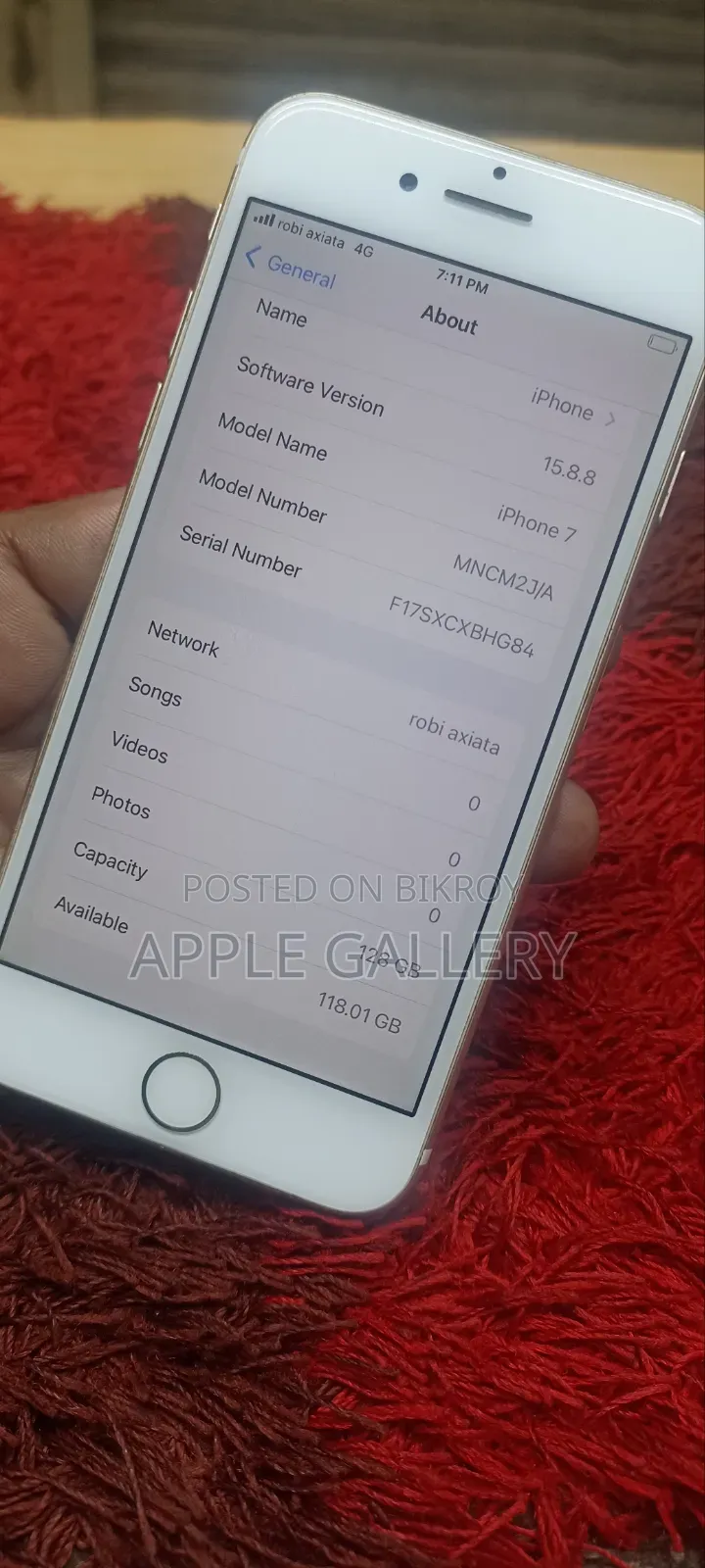 Apple iPhone 7 128 GB Gold