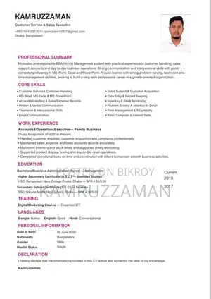 Customer Service Executive