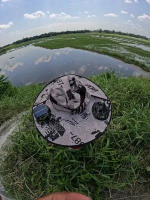 ডাবল সোলার ফ্যান ক্যাপ।