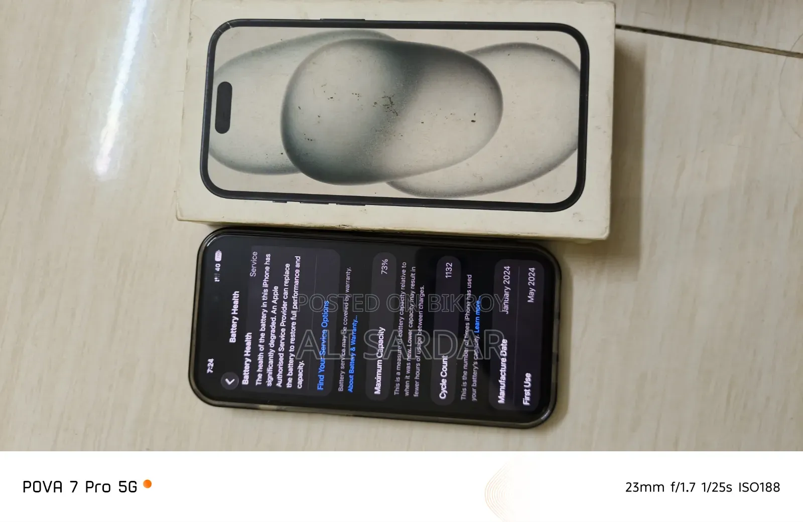 Apple iPhone 15 128 GB Black