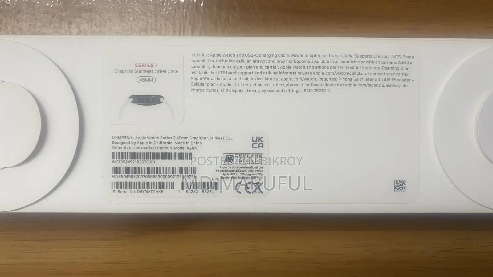 Apple Watch Series 7 Stainless Steel With Milanese Loop (Graphite)