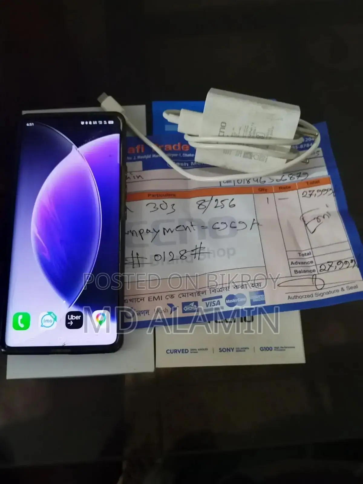 Tecno Camon 30S 256 GB Black