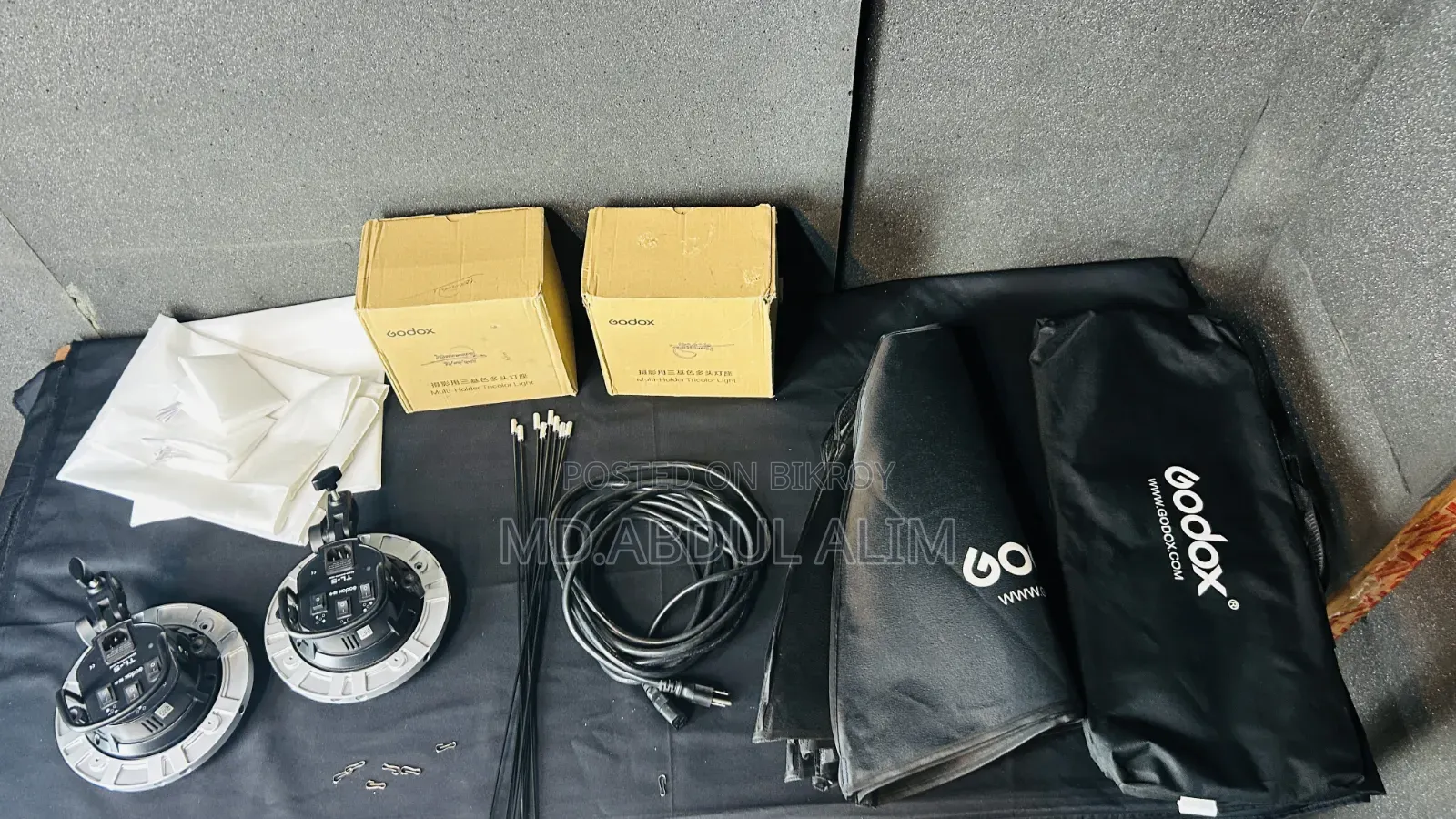Godox TL -5 Softbox /গোডক্স ব্র্যান্ডের ৫ হোল্ডার সফটবক্স (১ জোড়া)