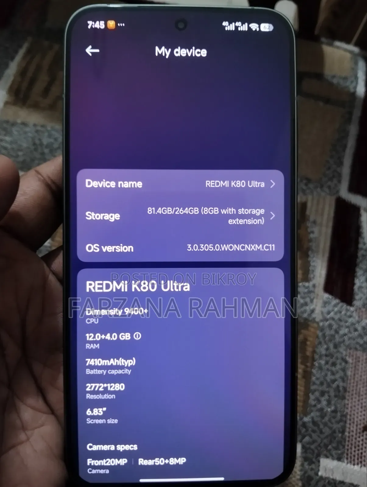 Xiaomi Redmi K80 Ultra 256 GB Green