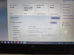 Laptop HP ProBook 450 G3 8GB Intel Core i5 SSD 512GB