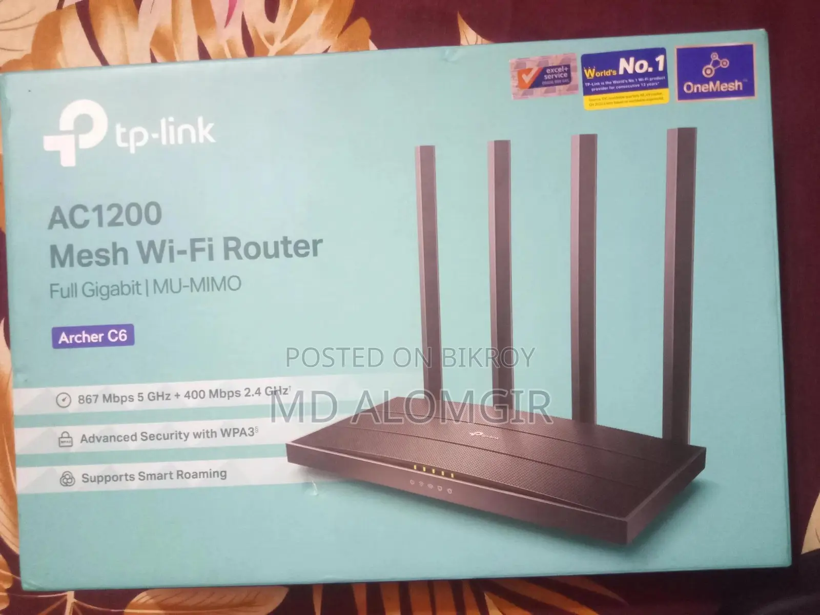 Tp Link Archer C6 ভার্সন 4 বিক্রি করা হবে।