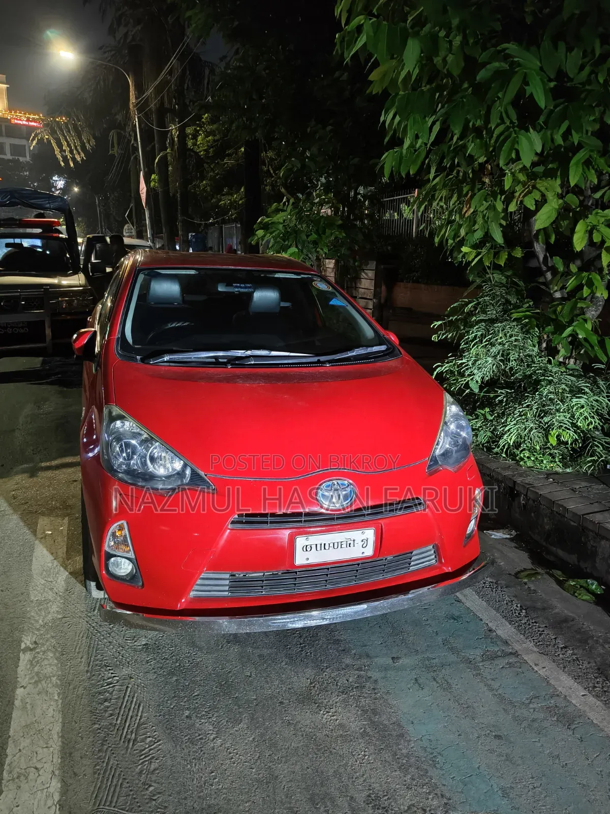 Toyota Aqua 2012 Red