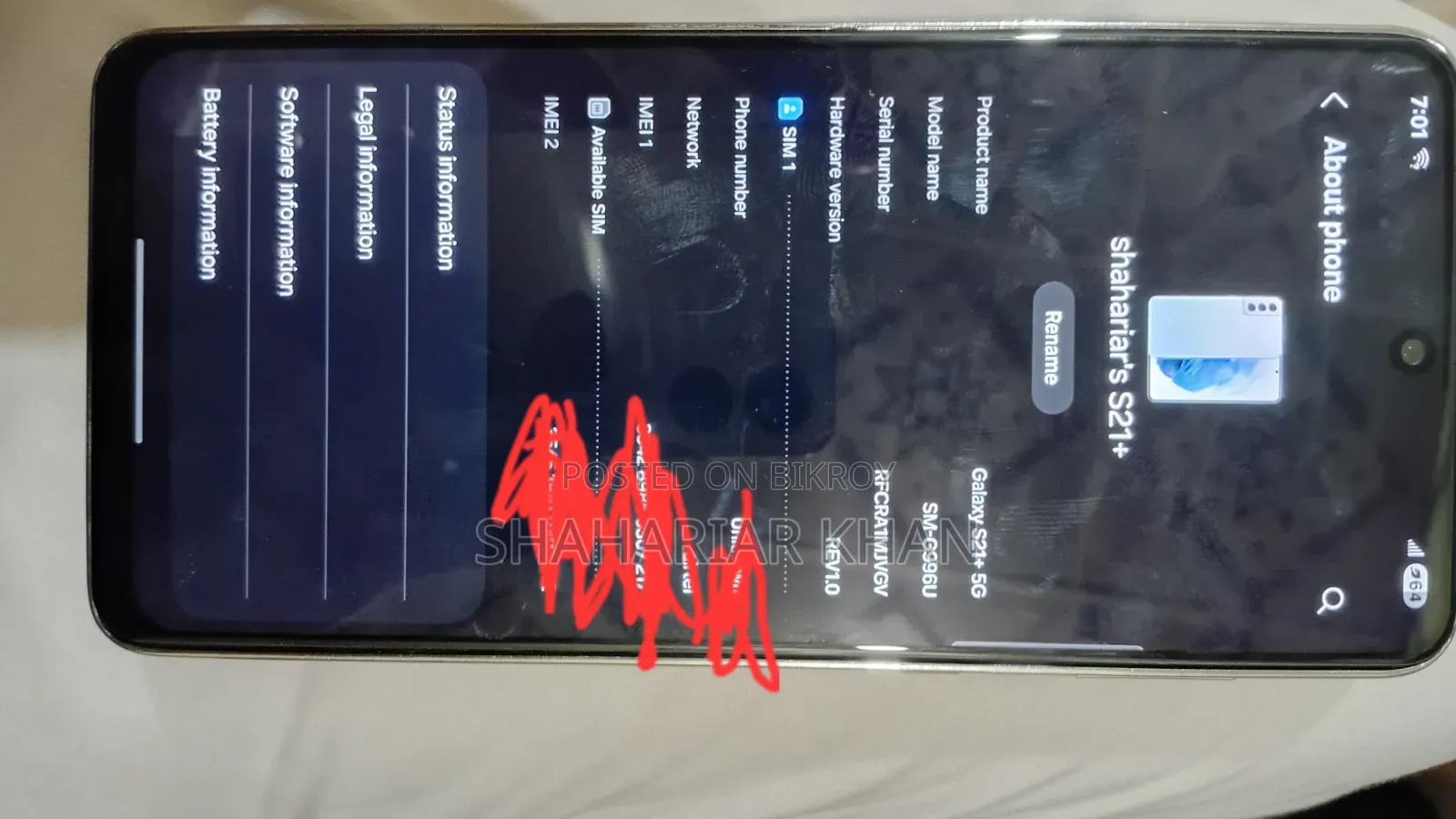 Samsung Galaxy S21+ 5G 128 GB