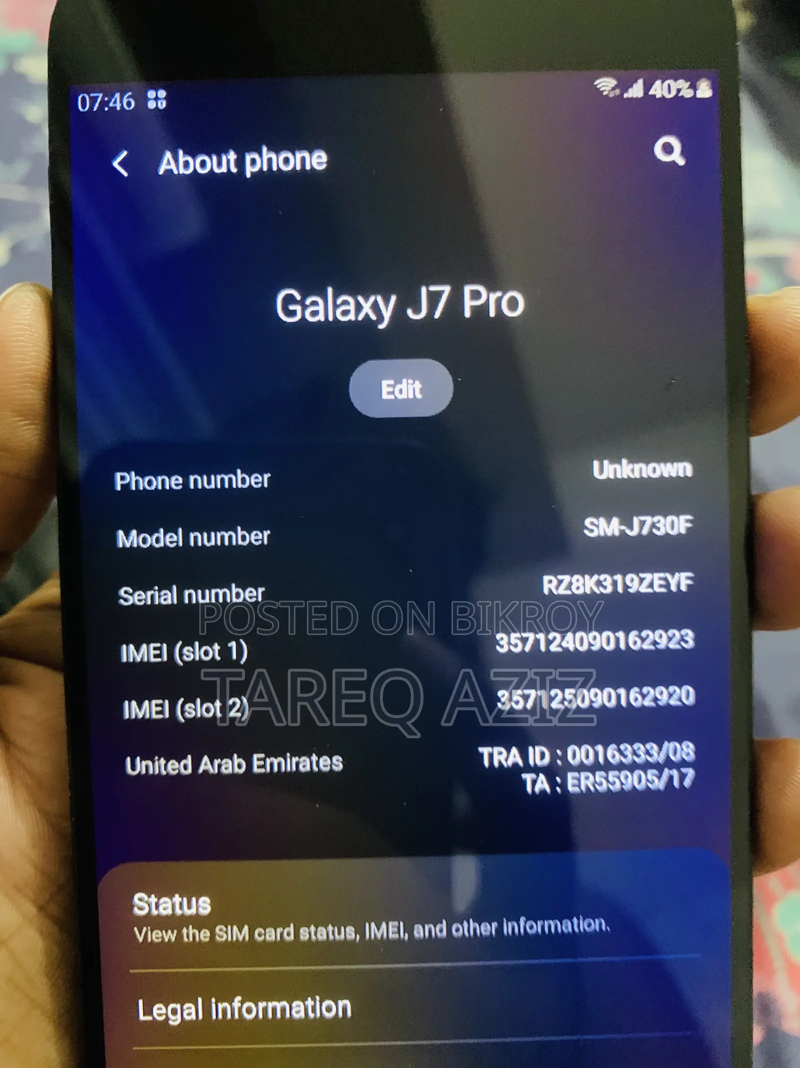Samsung Galaxy J7 Pro 32 GB Black