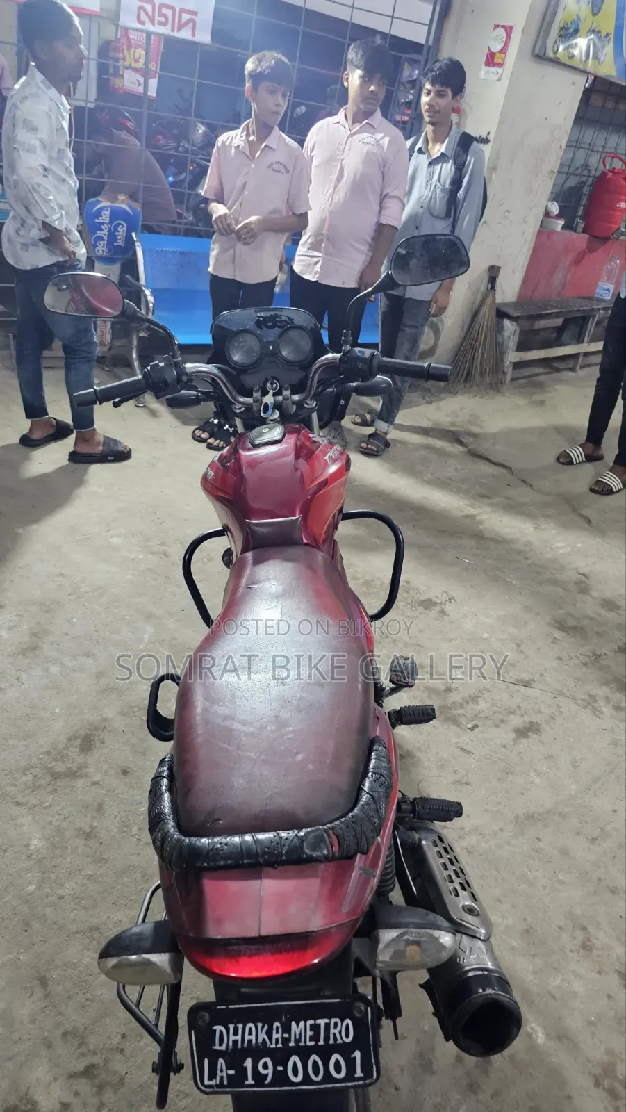 Bajaj Discover 125 2017 Red
