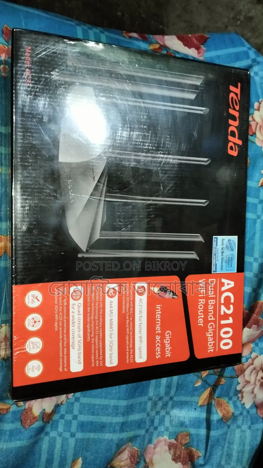 Tenda AC23 AC2100 Dual Band Gigabit WiFi Router