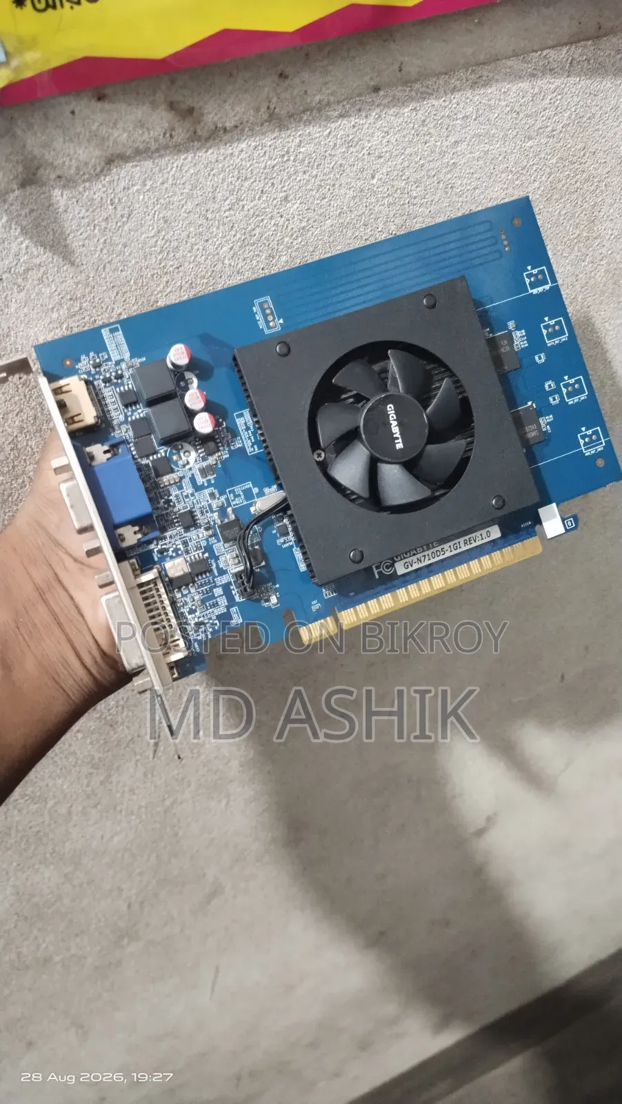 Gigabyte DDR5 1GB Graphics Card