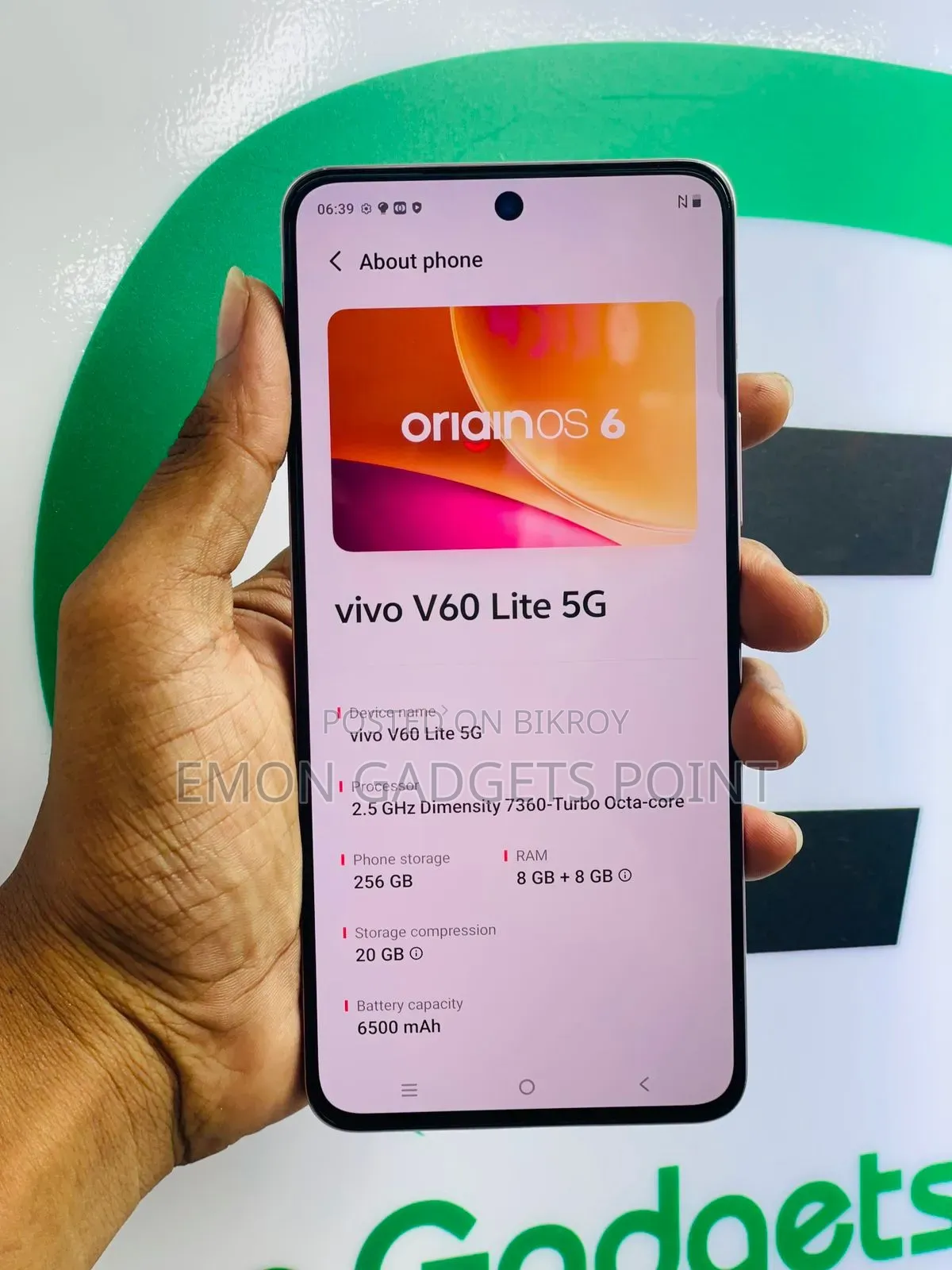 Vivo V60 Lite 256 GB Pink