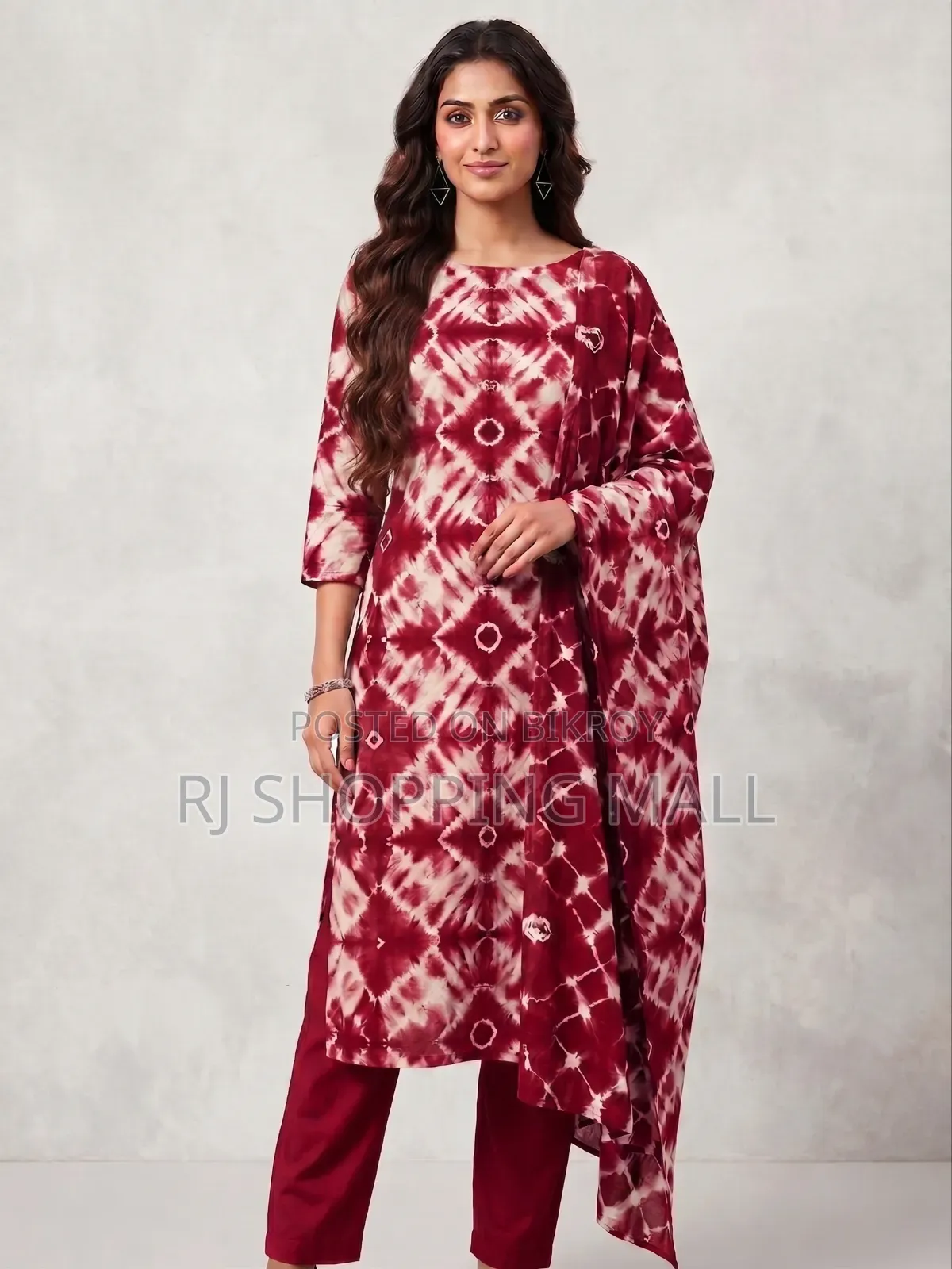 প্রিমিয়াম  কোয়ালিটির বাটিক থ্রি পিস