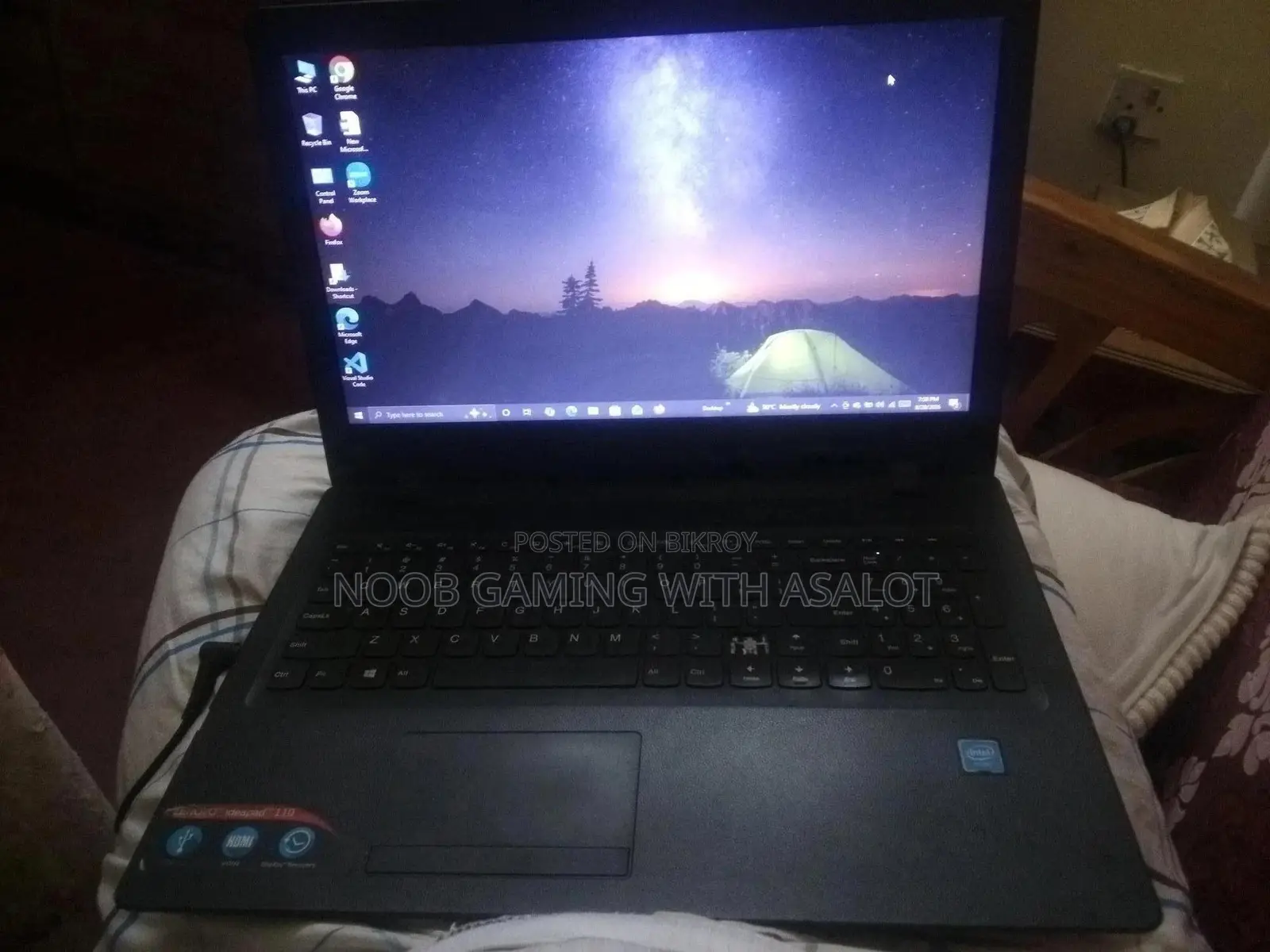 Laptop Lenovo IdeaPad 110 4GB Intel Celeron SSD 128GB
