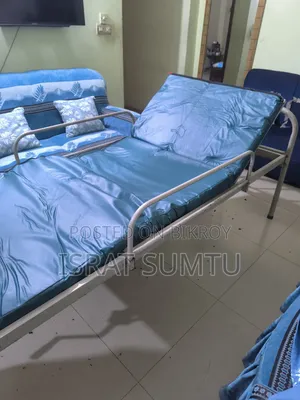 Hospital Patient Bed for Sale – Adjustable With Safety Rail