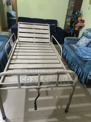 Hospital Patient Bed for Sale – Adjustable With Safety Rail