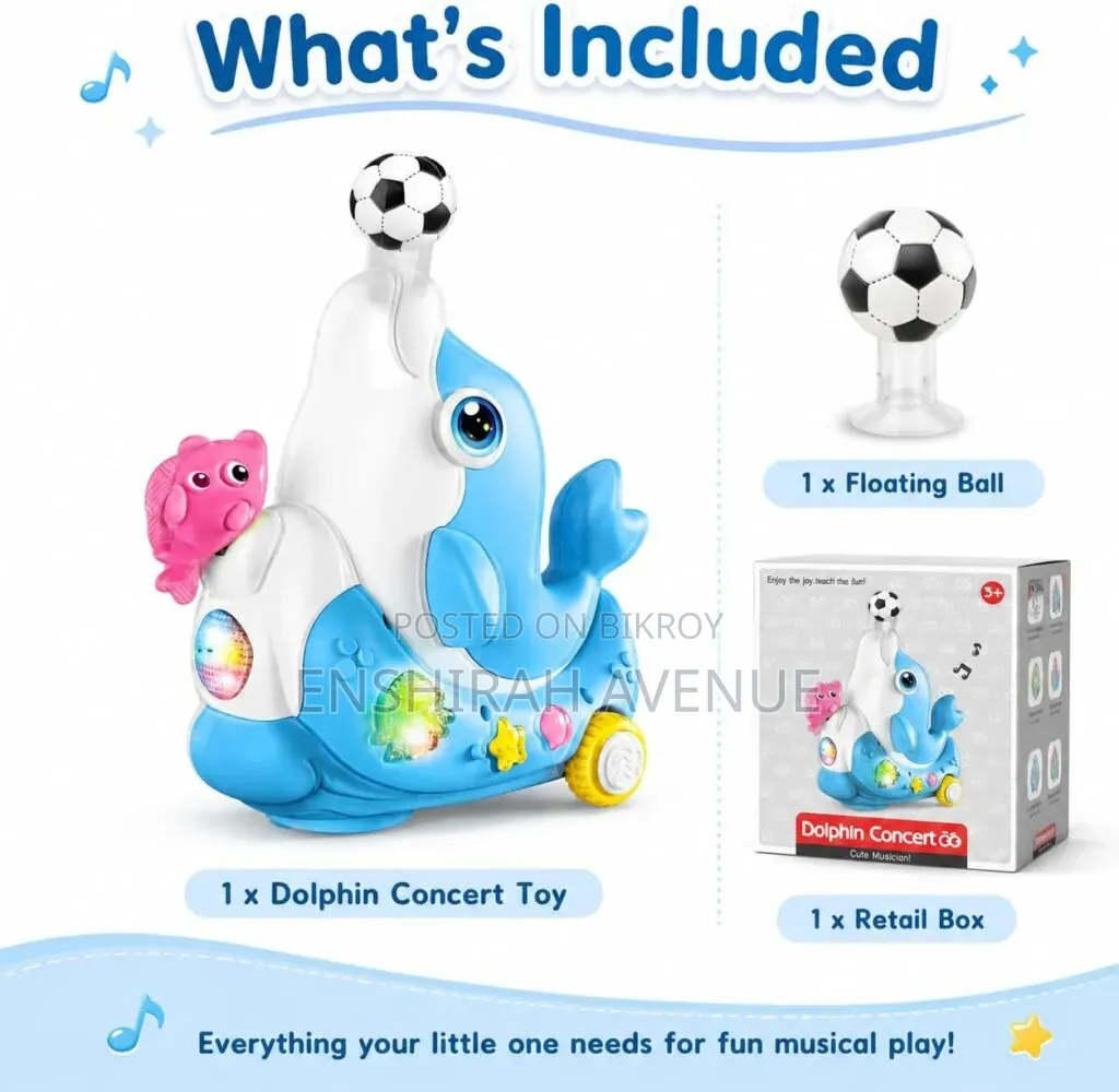 Dolphin Concert Cute Musician Toy