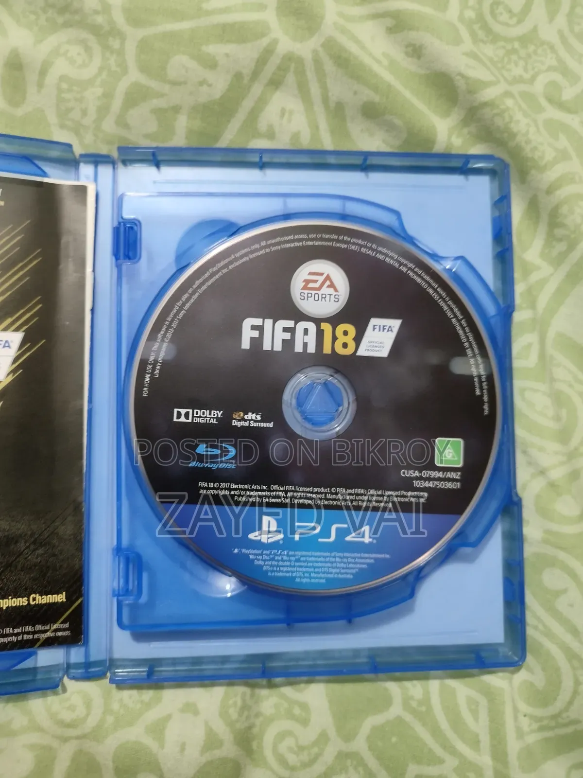 PS4 Disk FIFA 18 ,14