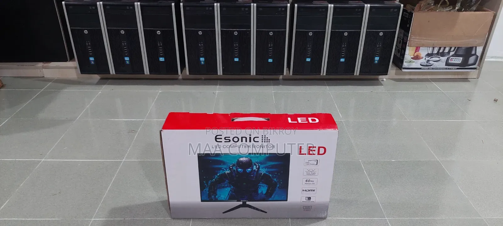 19 Inc Esonic Led Monitor Full Box Like New With Replacement Warranty