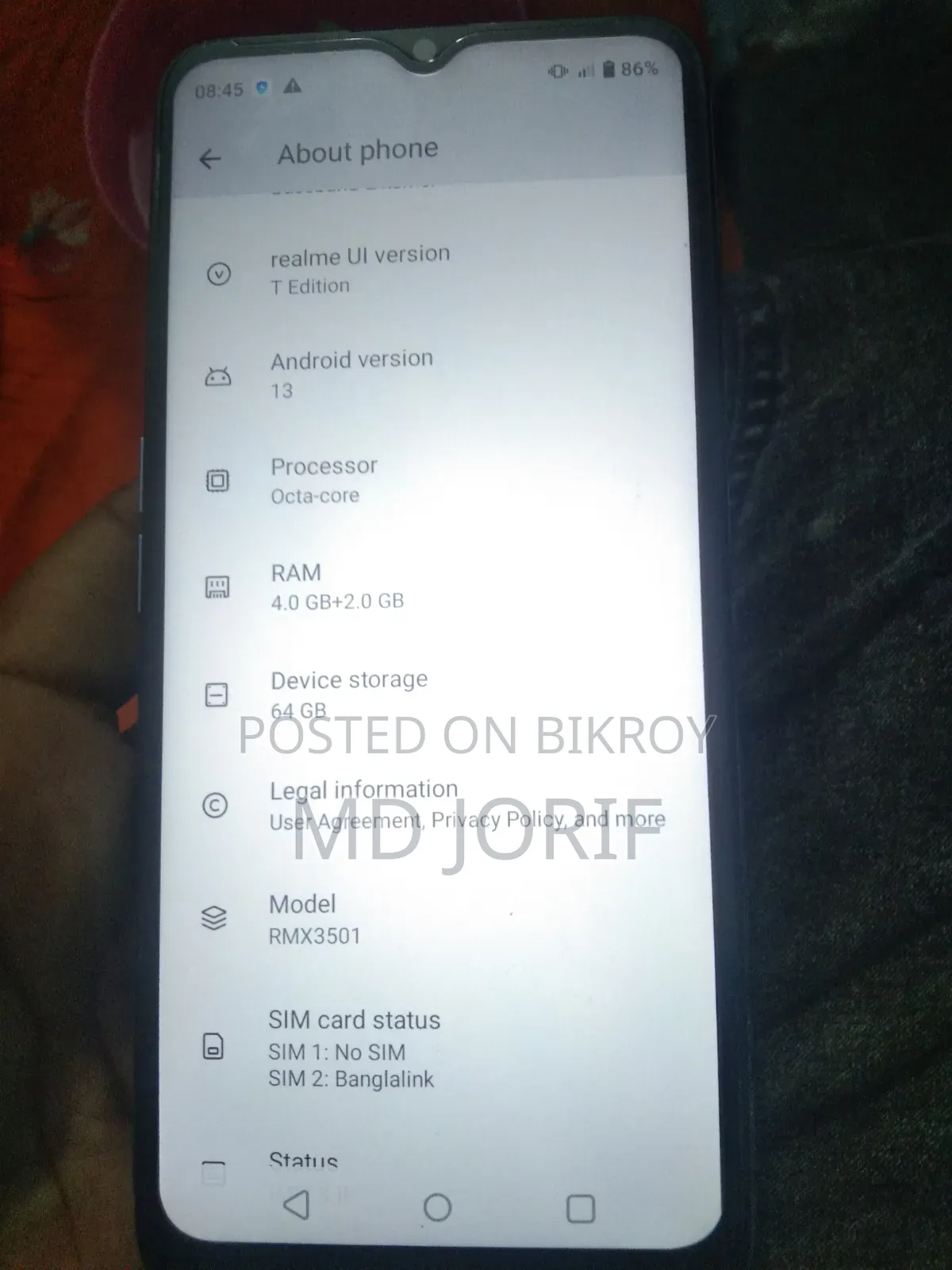 Realme C31 64 GB Silver