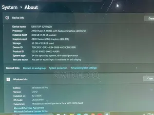 Desktop Computer 8GB AMD Ryzen 5 SSD 250GB