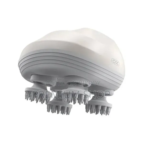 Smart Rechargeable Electric Scalp & Body Massager With Red Light