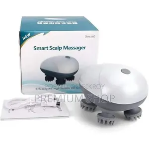 Smart Rechargeable Electric Scalp & Body Massager With Red Light