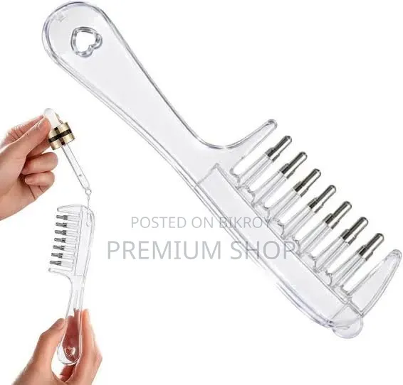 Hair Oil Applicator Comb With Metal Ball Teeth
