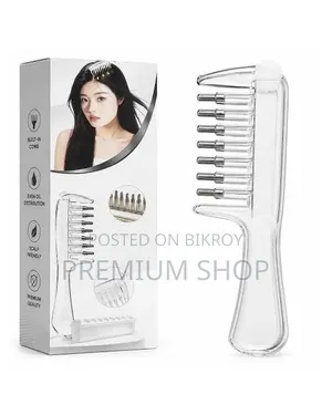 Hair Oil Applicator Comb With Metal Ball Teeth