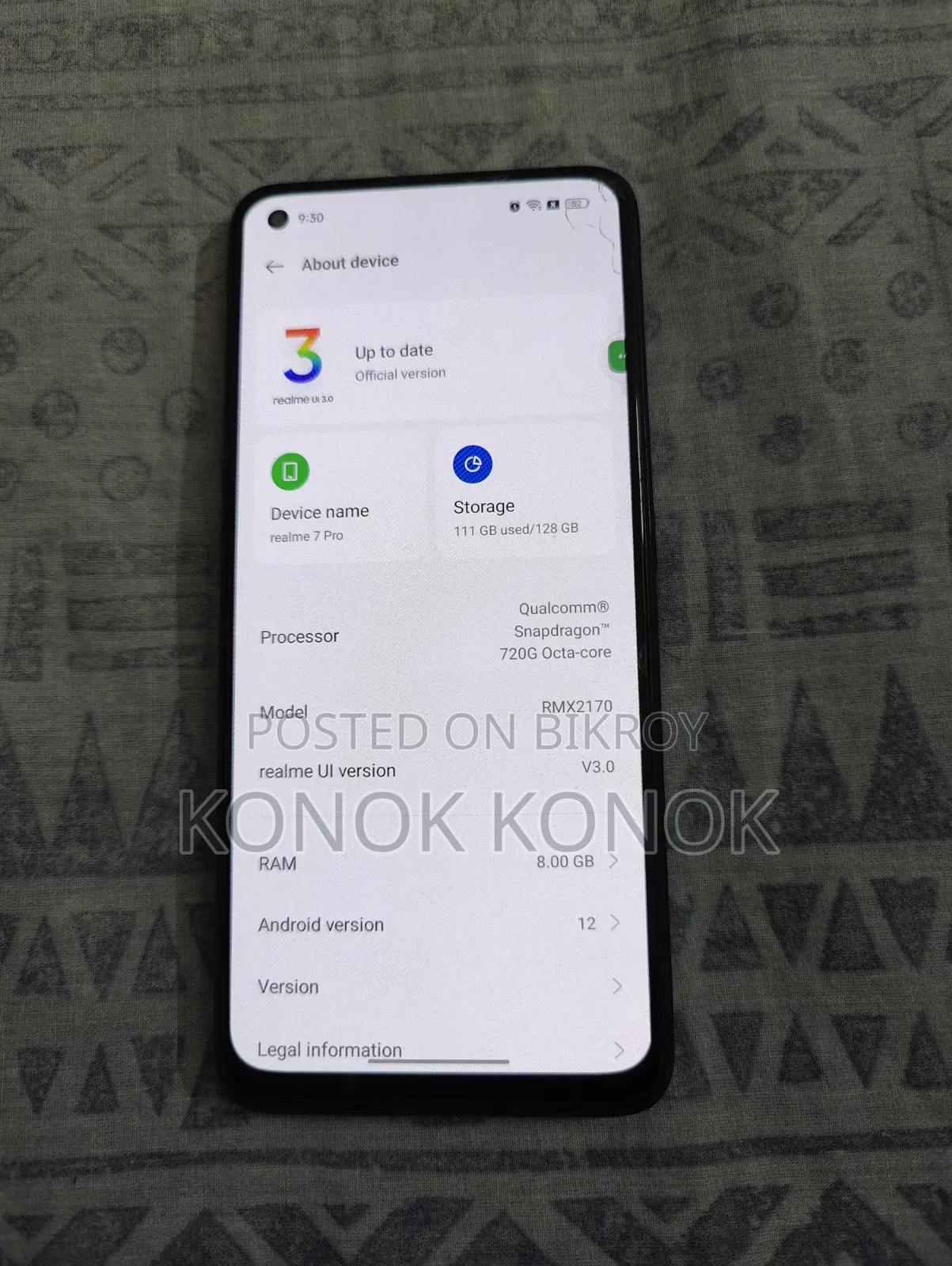 Realme 7 Pro 128 GB Blue