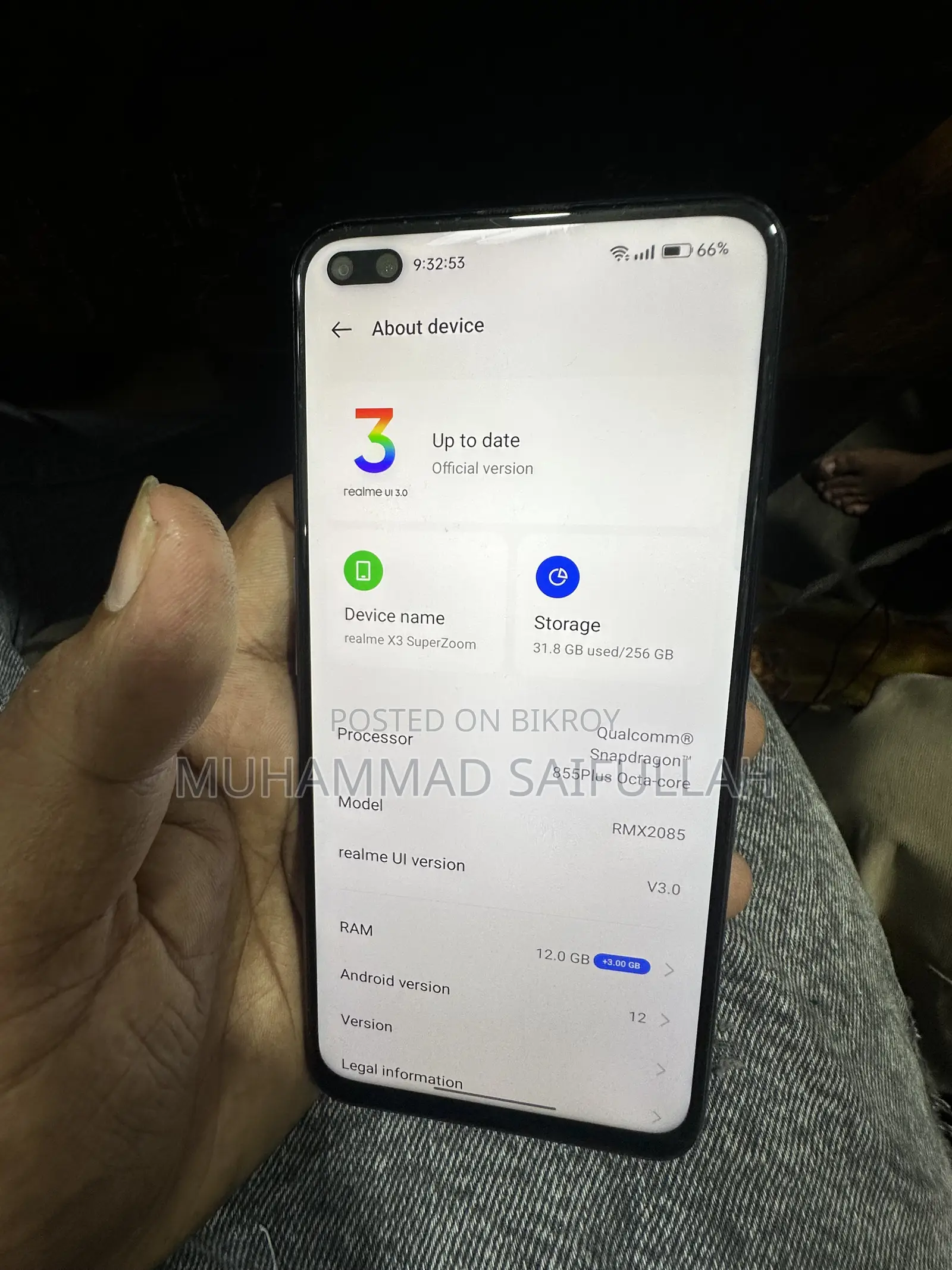 Realme X3 SuperZoom 256 GB Blue