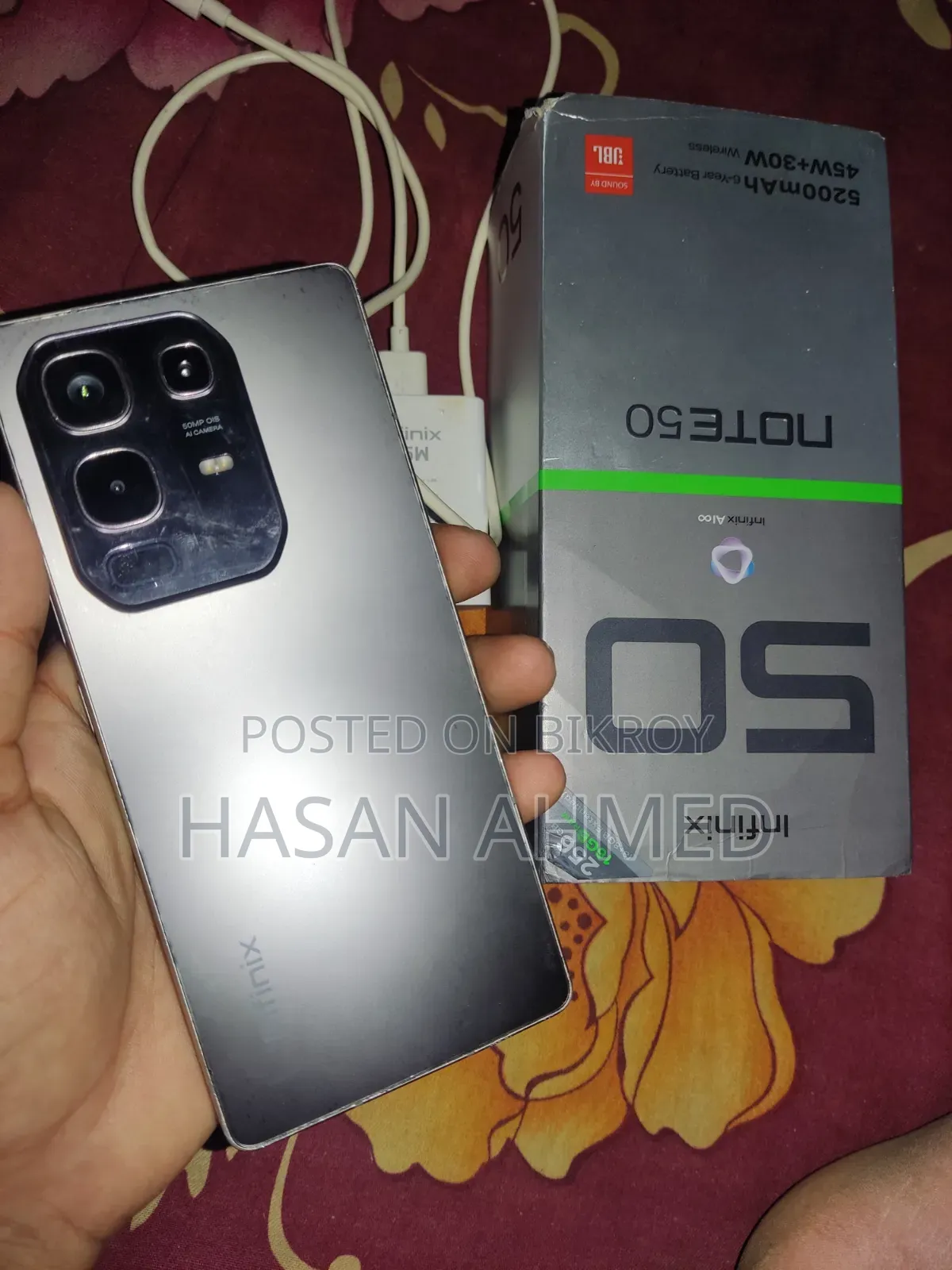 New Infinix Note 50 Pro 256 GB Black