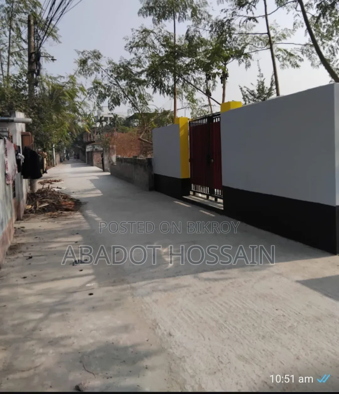 সোনাডাঙ্গা আলফারুকে ১৪ ফুট ঢালাই রাস্তার সাথে জমি বিক্রয়।